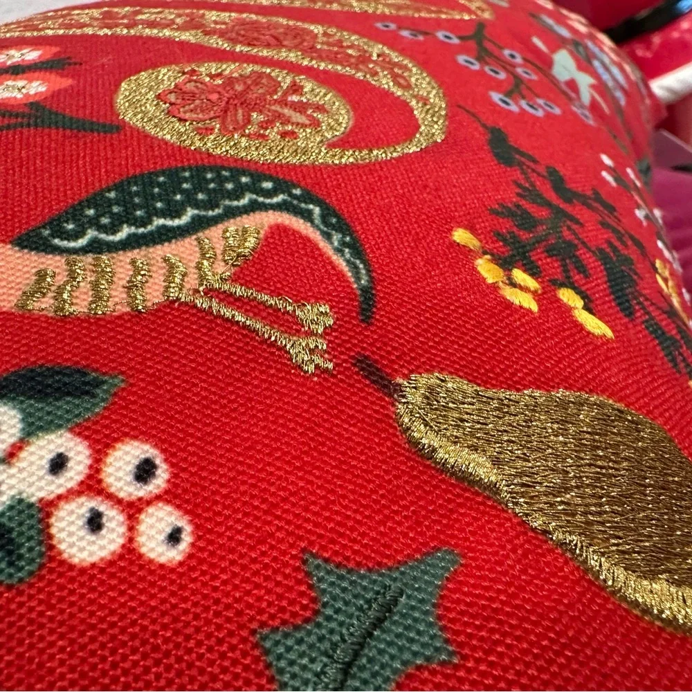 Rifle Paper Co x Anthropologie JOY‎ or NUTCRACKER PILLOW
